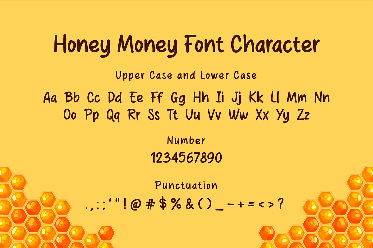 Honey Money Playful Handwritten Font, a Handwritten Font by Gumrega Studio (Photo 5 of 6)