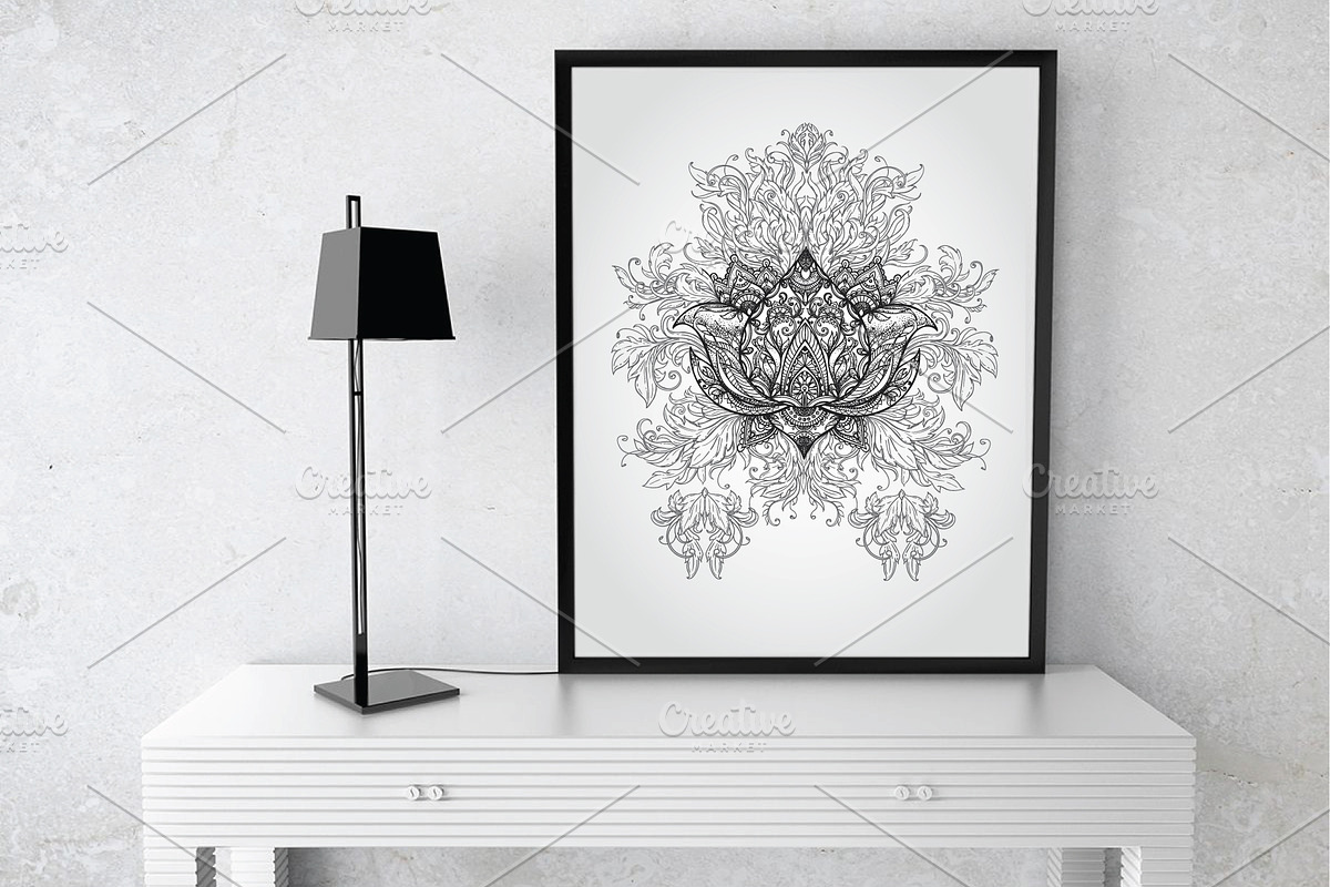 Mehndi ornamental tattoo, an Illustration by Astarta (Photo 2 of 10)