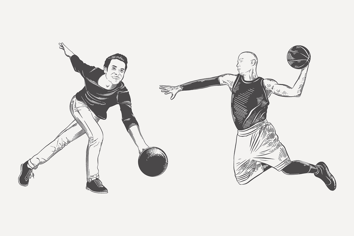 Players and spotsmen sketches, a Person Illustration by Akimo Mia (Photo 3 of 4)