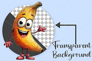 Whimsical Quirky Cute Funny Fruit, a Seasonal Illustration by Canvas Craft (Thumbnail 2 of 7)