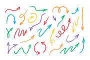 Crayon Doodle Chalk Arrow Sign, an Object Illustration by Elena Pimukova (Thumbnail 1 of 27)