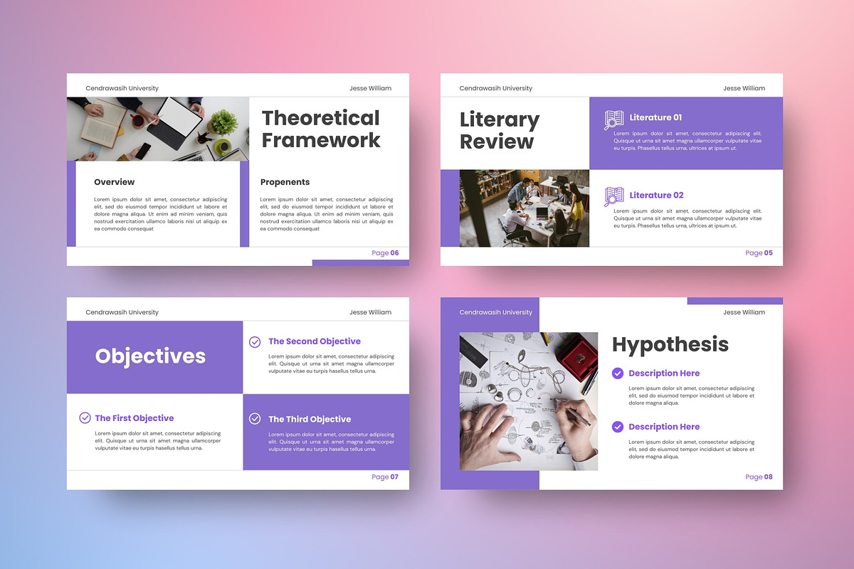 Thesis Defense Keynote Template, a Presentation Template by FIBRINOSÄ (Photo 2 of 4)