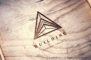 Building. Linear Geometric Logo