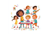 Prompt Crayon Children Clipart, a Decorative Illustration by Creative design (Thumbnail 7 of 7)