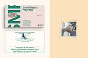 MIEL / Social Media Report Kit, a Presentation Template by Eviory (Thumbnail 13 of 14)