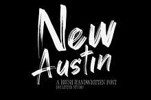 New Austin – Brush Handwritten Font