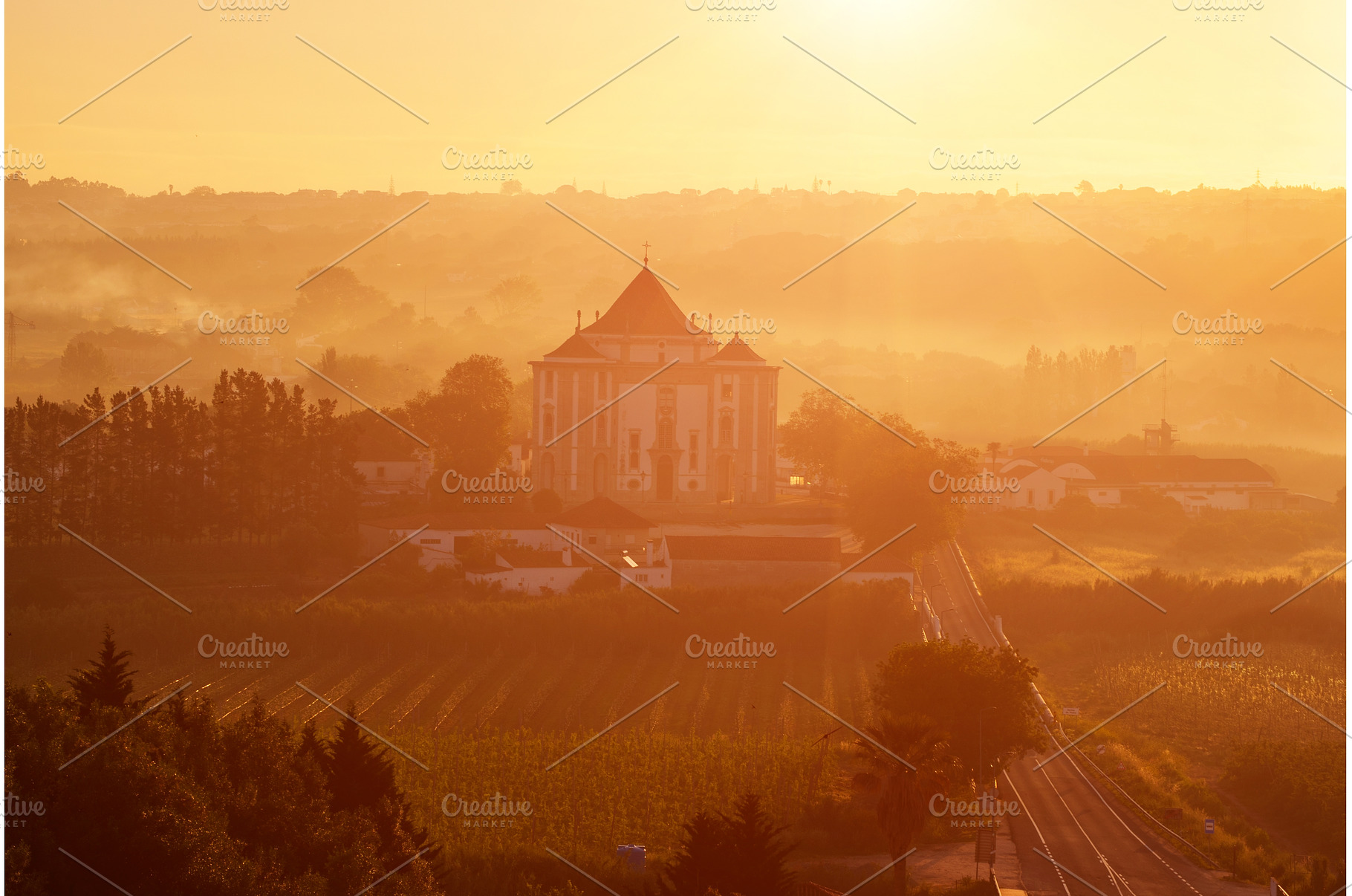 Old church near Obidos in Portugal, an Architecture Photo by Nature and travel