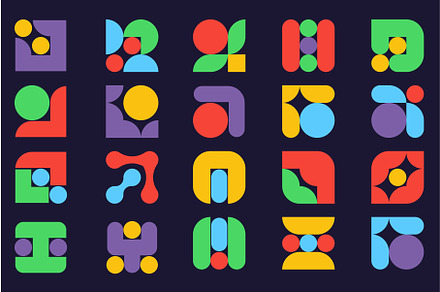 Y2K Geometric Shapes, an Object Illustration by alexdndz