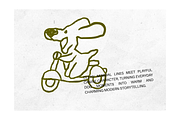 DOGS: Naive Vector Dog Illustrations, an Animal Illustration by Veyla (Thumbnail 8 of 11)