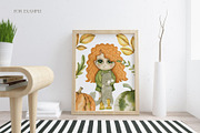 Watercolor Cute Thanksgiving Set, an Object Graphic by OrangePeafowlArt (Thumbnail 4 of 15)