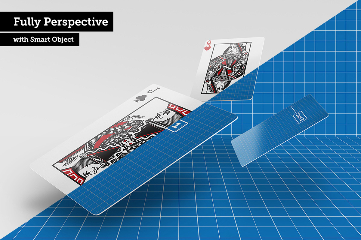 Poker Card Playing Mockups, a Print Template by Kongkow (Photo 10 of 10)