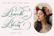 Georghina Script Pro, a Script Font by Has_rizal (Thumbnail 4 of 15)