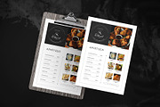 Minimalist Cafe Menu Poster, a Flyer Template by Tanmoy Topu (Thumbnail 1 of 2)