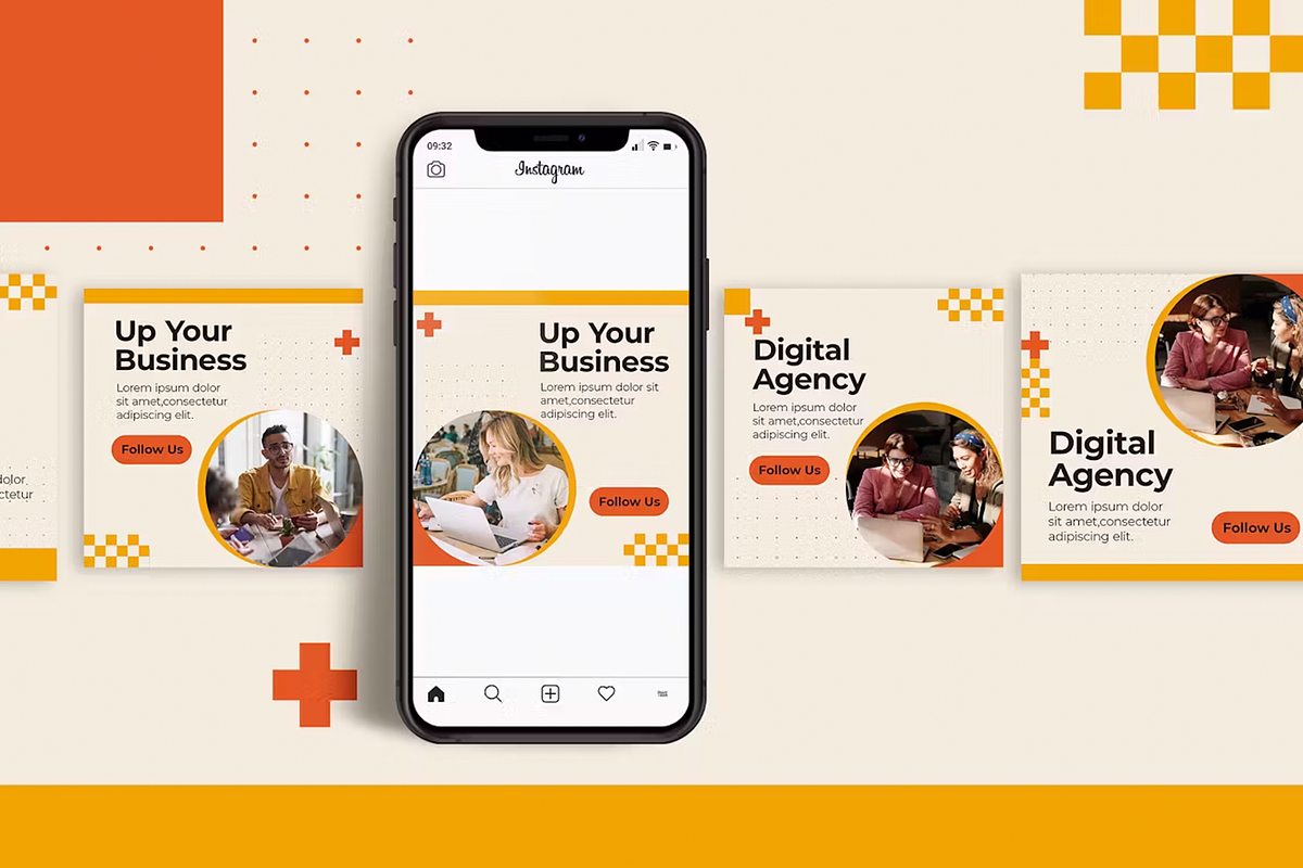 Digital Agency Social Media Template, a Social Media Template by Xtrahive (Photo 2 of 4)