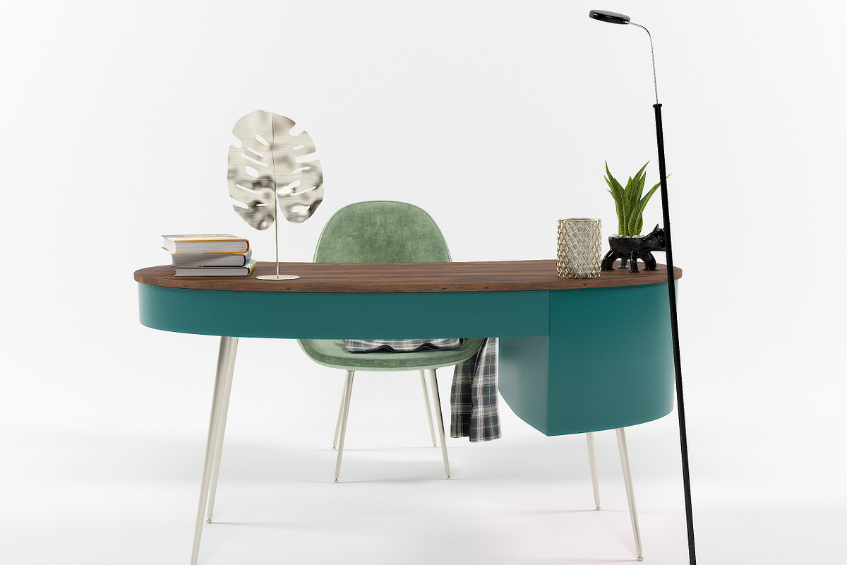 Home office 1311, a Furniture 3D Model by inDahouze (Photo 6 of 11)