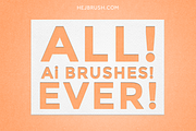 ALL! Ai BRUSHES! EVER! FOREVER!, a Brush Add-On by HEJBRUSH.COM (Thumbnail 1 of 5)