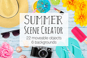 Summer Scene Creator - Top View, a Product Mockup by Pixomize (Thumbnail 1 of 6)