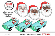 Retro Christmas Clipart 1950s, an Illustration by SLS Lines (Thumbnail 5 of 7)