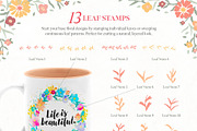 The Mega Floral Composition Kit, a Brush Add-On by Nico-Ng (Thumbnail 16 of 46)