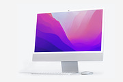 12 Ultra-Realistic iMac 24 Mockups, an iPad Mockup by Smotrow Related (Thumbnail 12 of 15)