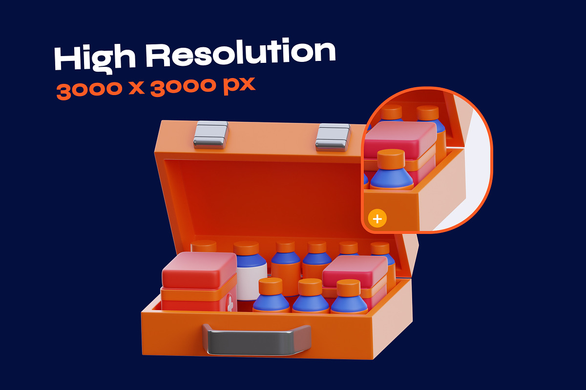 Rescue and response 3D Icon, an Object 3D Model by orenjidesign (Photo 3 of 8)
