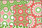 Christmas Red and Green Papers 1, a Pattern Graphic by Adriana Ferrari (Thumbnail 2 of 3)