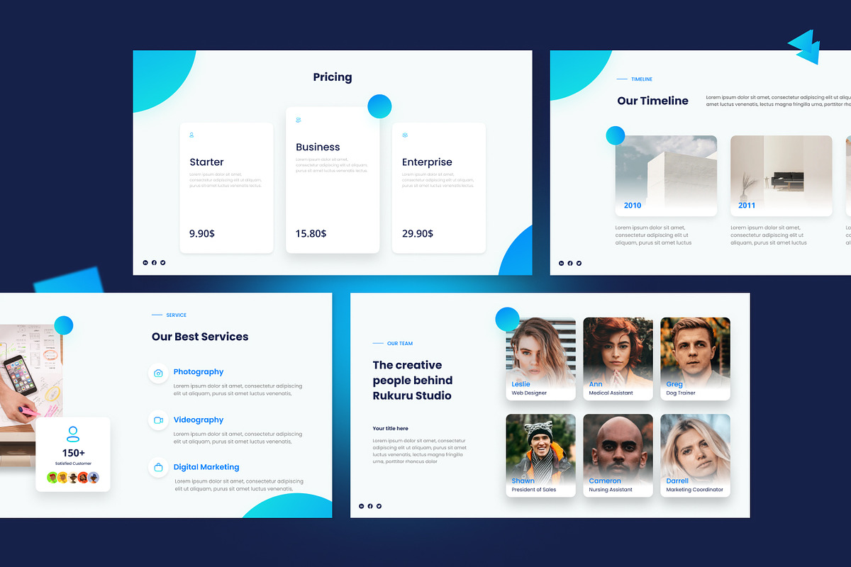 Company Profile Template, a Presentation Template by Rukuru Studio (Photo 2 of 6)