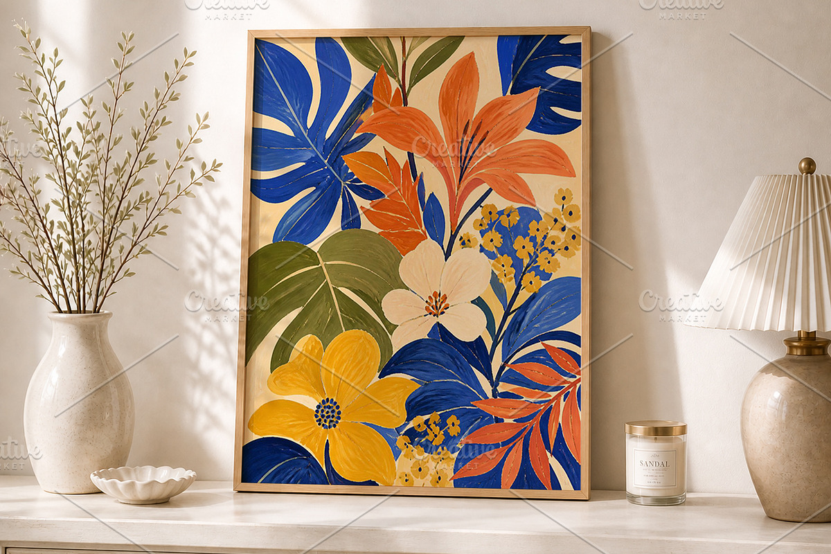 Matisse Inspired Botanical Wall Art, an Arts & Entertainment Photo by elfy creative (Photo 4 of 5)