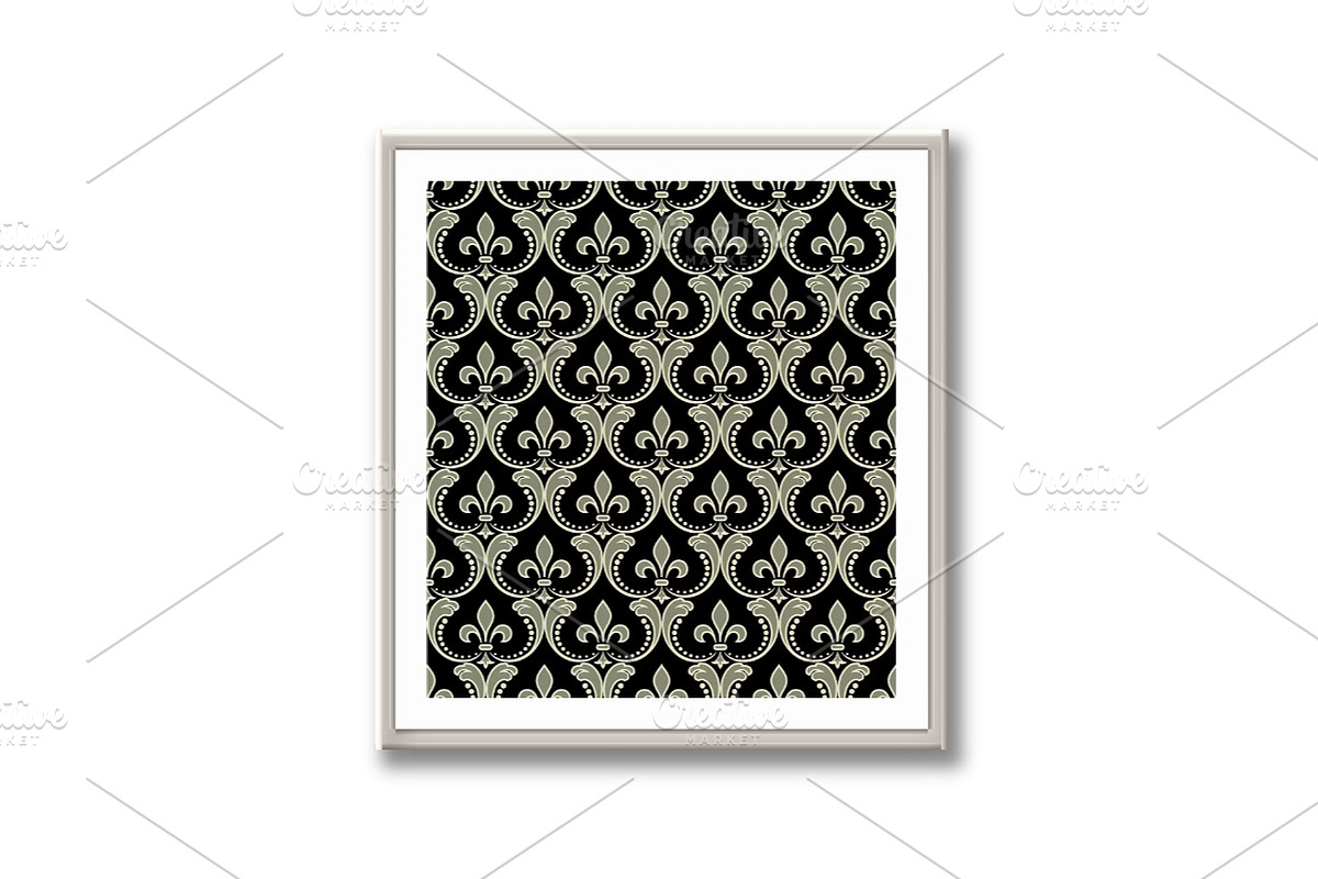 Geometric seamless floral pattern, a Pattern Graphic by RODINA (Photo 2 of 3)