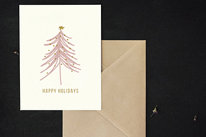 Modern Christmas Trees Illustrations