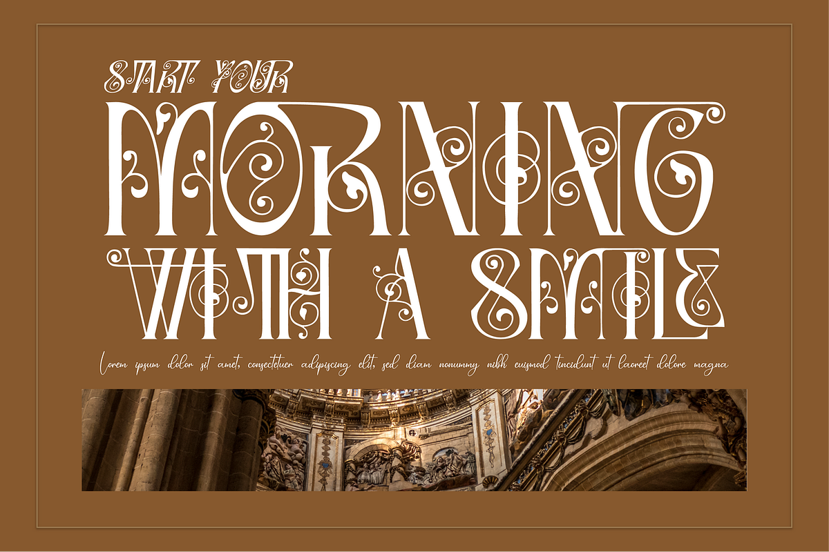 Article Master - Decorated Font, a Serif Font by 177Studio (Photo 5 of 9)