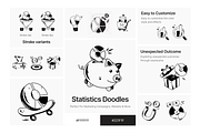 Animated Statistics Doodles, a Solid Icon by Prosymbols (Thumbnail 4 of 7)