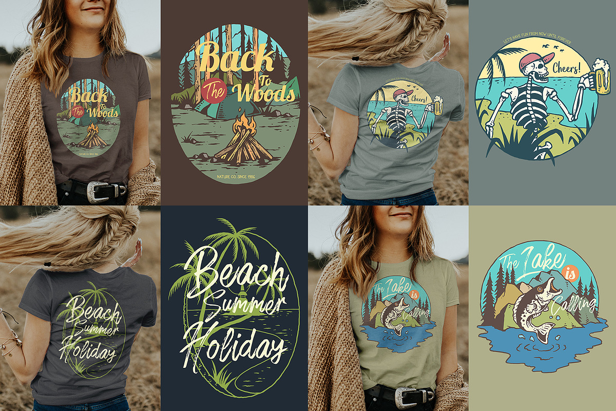 100 Keep Chillin' T-Shirt Designs, an Illustration by TSV Art Collective (Photo 5 of 26)