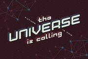 Lost in space. Futuristic typeface, a Symbol Font by Gleb Guralnyk (Thumbnail 2 of 5)