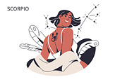 Zodiac signs women, astrology set, a Person Illustration by Good Studio (Thumbnail 9 of 16)