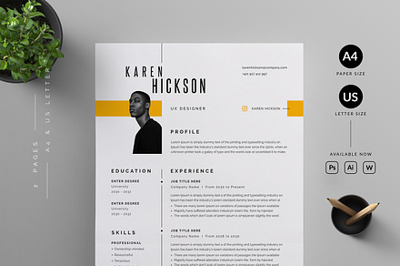 Resume/CV, a Resume Template by Reuix Studio