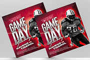 Game Day Football Flyer, a Flyer Template by Artonix (Thumbnail 3 of 3)