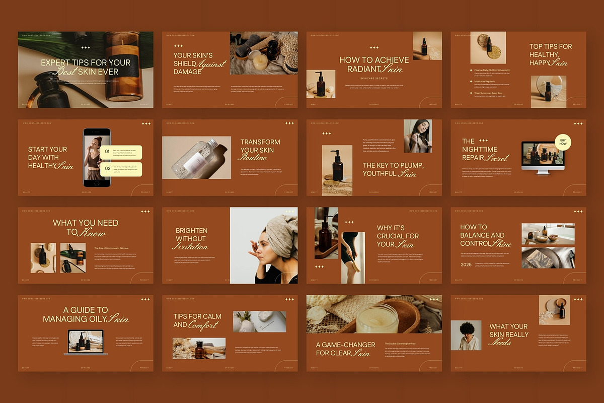 Opulance Era Skincare - Google Slide, a Presentation Template by AQR Studio (Photo 2 of 3)
