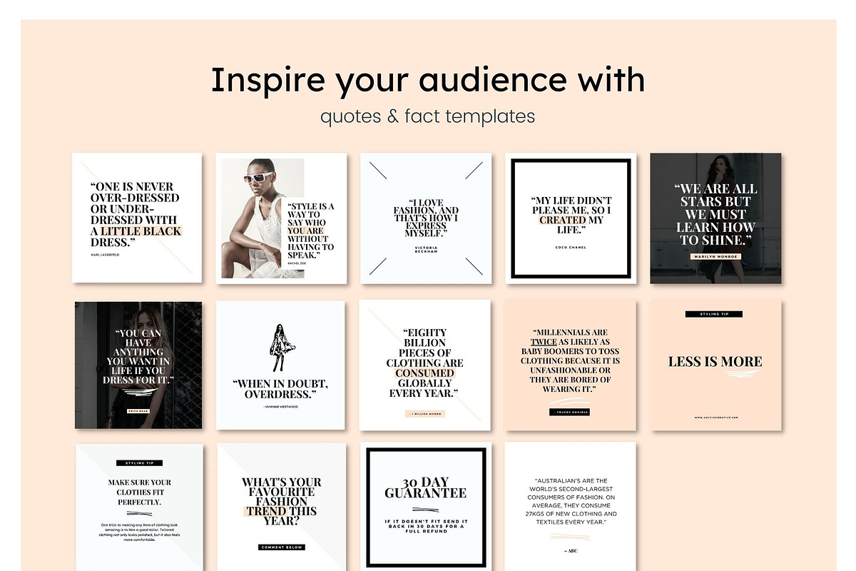 Style Instagram Feed Templates, a Social Media Template by Cultive Creative (Photo 8 of 13)
