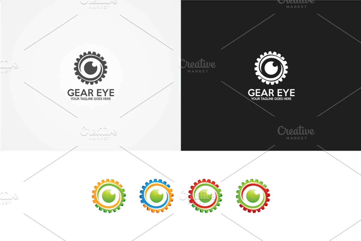 Gear Eye – Logo Template, a Branding & Logo Template by Alfam17