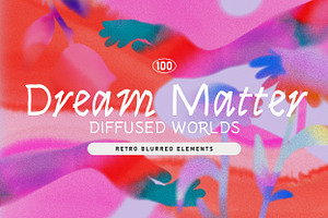 DREAM MATTER Atmospheric Elements, an Object Graphic by angelainthefields