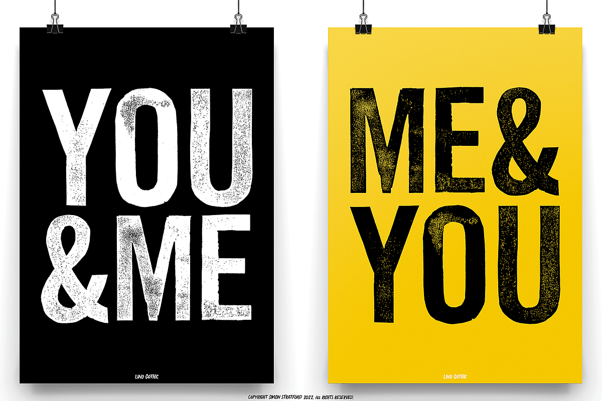 Display Font Lino Gothic, a Sans Serif Font by Itsmesimon (Photo 4 of 23)