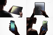 iPhone, iPad Pro, Laptop Mockup Set, an iPad Mockup by creatsy5 (Thumbnail 13 of 18)