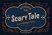 10 Vintage Font Families Bundle #3, a Blackletter Font by Fractal fonts & graphics (Thumbnail 7 of 67)