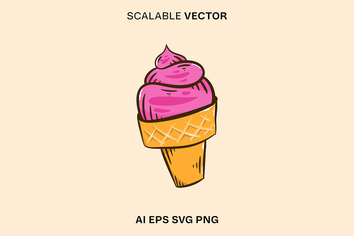 Summer Vector Illustration, an Illustration by TheTrueStroke (Photo 10 of 12)