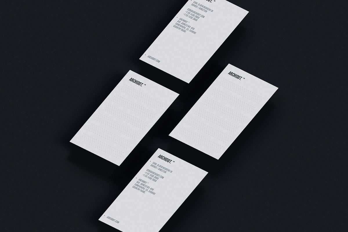 Grey Business card bundle, a Business Card Template by Srg® (Photo 5 of 6)
