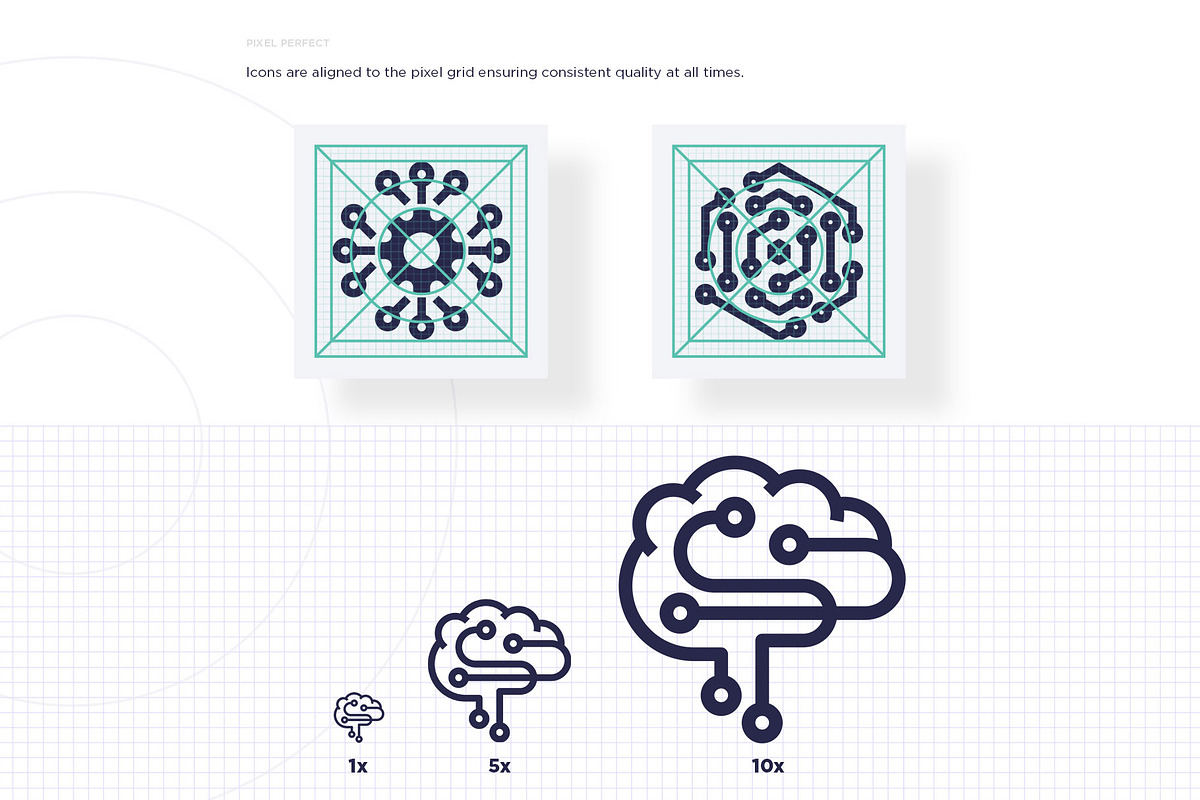 Deep Tech | 32 Icons Set, an Outline Icon by Marina Silence (Photo 9 of 17)