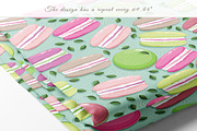 Macarons and blueberry 1, a Pattern Graphic by Yummy (Thumbnail 4 of 10)