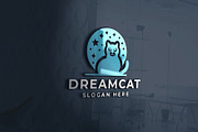 Dream Cat Pet Logo, a Branding & Logo Template by Design_Planet (Thumbnail 4 of 4)
