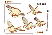 Set of 5 Bird Ornaments - Laser Cut, an Object Graphic by VectorPainter (Thumbnail 18 of 21)